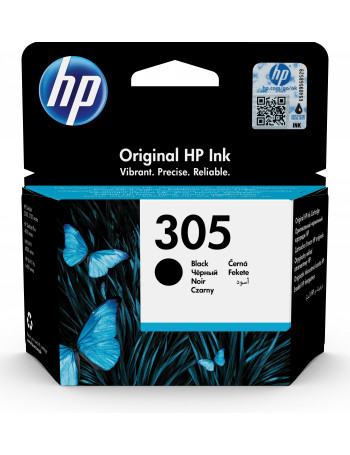 HP 305 tinteiro 1 unidade(s) Original Rendimento padrão Preto