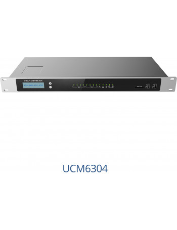 Grandstream Networks UCM6304 Sistema de troca de filiais privada (PBX) 2000 utilizador(es) IP Centrex (IP hospedado virtual)