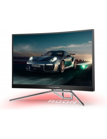 AOC Porsche PD27 LED display 68,6 cm (27") 2560 x 1440 pixels 2K Ultra HD Preto