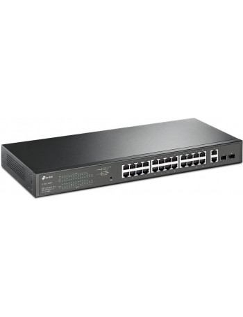 TP-LINK TL-SG1428PE switch de rede Gerido Gigabit Ethernet (10 100 1000) Power over Ethernet (PoE) 1U Preto