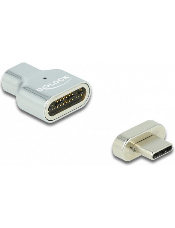 DeLOCK 66433 adaptador para cabos Thunderbolt 3  USB C Prateado
