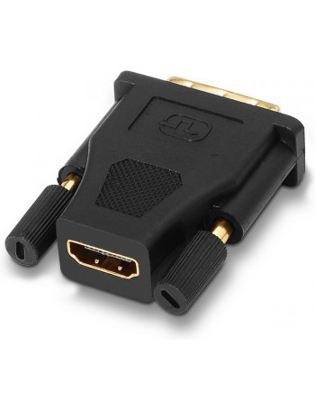 AISENS A118-0091 adaptador para cabos DVI 24+1 HDMI A Preto