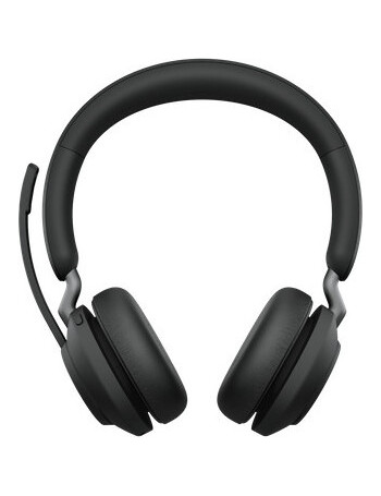 Jabra Evolve2 65, UC Stereo Auscultadores Fita de cabeça USB Type-A Bluetooth Preto