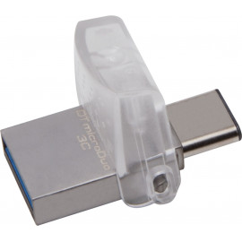 Kingston Technology DataTraveler microDuo 3C 64GB unidade de memória USB USB Type-A   USB Type-C 3.2 Gen 1 (3.1 Gen 1) Preto