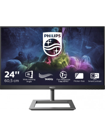 Philips E Line 242E1GAJ 00 LED display 60,5 cm (23.8") 1920 x 1080 pixels Full HD LCD Preto