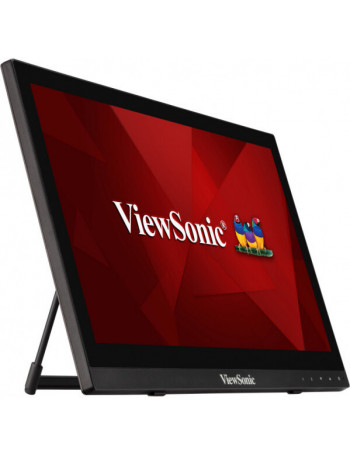 Viewsonic TD1630-3 ecrã tátil 39,6 cm (15.6") 1366 x 768 pixels Multitoque Multi-utilizador Preto