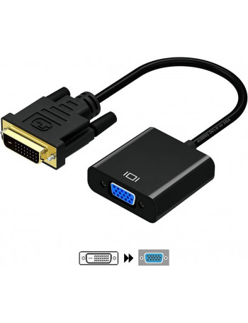 AISENS A147-0352 adaptador de cabo de vídeo 0,1 m DVI-D VGA (D-Sub) Preto