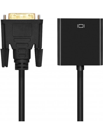 AISENS A147-0352 adaptador de cabo de vídeo 0,1 m DVI-D VGA (D-Sub) Preto