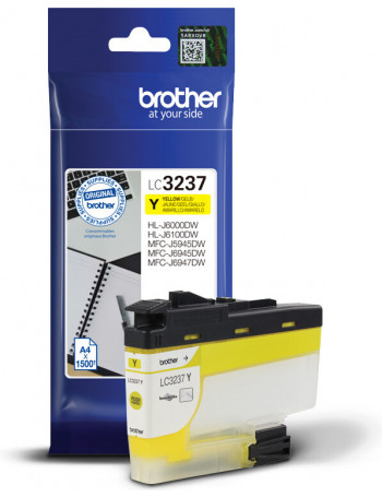 Brother LC-3237Y tinteiro 1 unidade(s) Original Rendimento padrão Amarelo