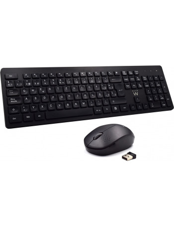 Ewent EW3258 teclado QWERTY Português Preto