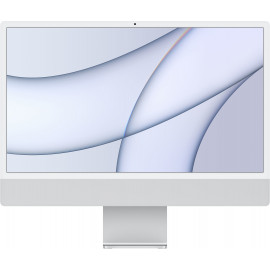 Apple iMac 61 cm (24") 4480 x 2520 pixels Apple M 8 GB 256 GB SSD PC All-in-One macOS Big Sur Wi-Fi 6 (802.11ax) Prateado