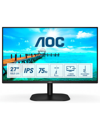 AOC B2 27B2DA LED display 68,6 cm (27") 1920 x 1080 pixels Full HD Preto