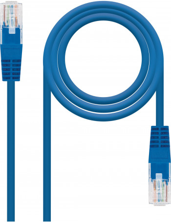 Nanocable 10.20.0401-BL cabo de rede Azul 1 m Cat6e U UTP (UTP)