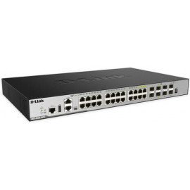 D-Link DGS-3630-28TC Gerido L3 Gigabit Ethernet (10 100 1000) 1U Preto