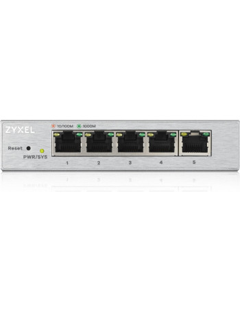 Zyxel GS1200-5 Gerido Gigabit Ethernet (10 100 1000) Prateado