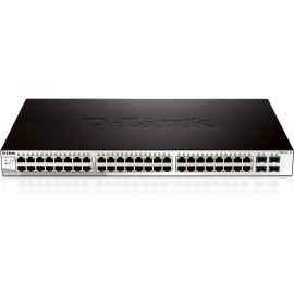 D-Link DGS-1210-52 switch de rede Gerido L2 Gigabit Ethernet (10 100 1000) 1U Preto