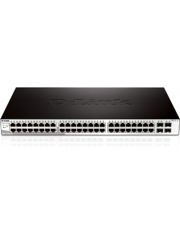 D-Link DGS-1210-52 switch de rede Gerido L2 Gigabit Ethernet (10 100 1000) 1U Preto