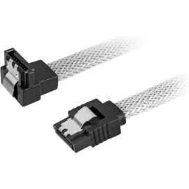 Sharkoon SATA 3 cabo SATA 0,3 m SATA 7-pin Preto, Branco