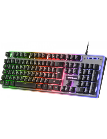 Mars Gaming MK220 teclado USB Português Preto, Cinzento