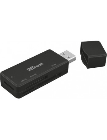 Trust NANGA leitor de cartões USB 3.2 Gen 1 (3.1 Gen 1) Type-A Preto