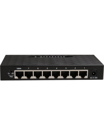 iggual GES8000 Não-gerido Gigabit Ethernet (10 100 1000) Preto