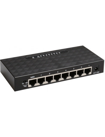 iggual GES8000 Não-gerido Gigabit Ethernet (10 100 1000) Preto