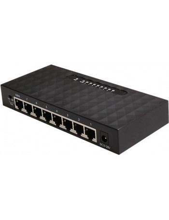 iggual GES8000 Não-gerido Gigabit Ethernet (10 100 1000) Preto