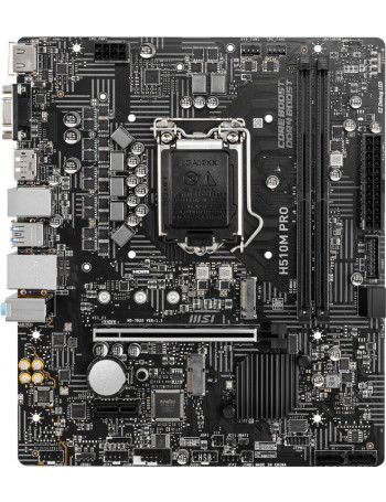 MSI H510M PRO motherboard Intel H510 LGA 1200 micro ATX