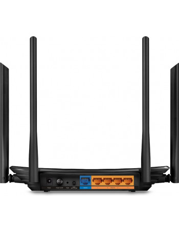 TP-LINK Archer C6 router sem fios Dual-band (2,4 GHz   5 GHz) Preto