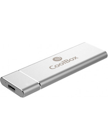 CoolBox MiniChase N31 Compartimento SSD Prateado M.2