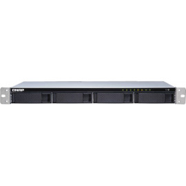 QNAP TS-431XeU NAS Rack (1U) Ethernet LAN Preto, Aço inoxidável Alpine AL-314