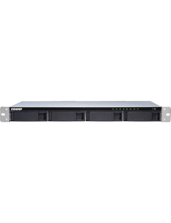 QNAP TS-431XeU NAS Rack (1U) Ethernet LAN Preto, Aço inoxidável Alpine AL-314