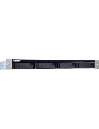 QNAP TS-431XeU NAS Rack (1U) Ethernet LAN Preto, Aço inoxidável Alpine AL-314