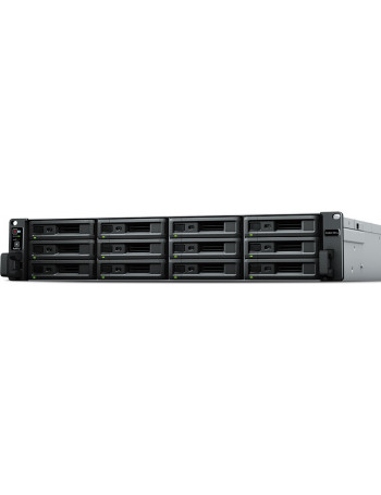 Synology RackStation RS3621RPXS servidor NAS e de armazenamento Servidor de armazenamento Rack (2U) Ethernet LAN Preto D-1531