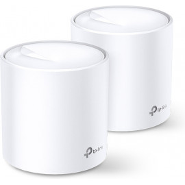 TP-LINK DECO X60(2-PACK) sistema de Wi-Fi Mesh Dual-band (2,4 GHz   5 GHz) Wi-Fi 6 (802.11ax) Branco Interno