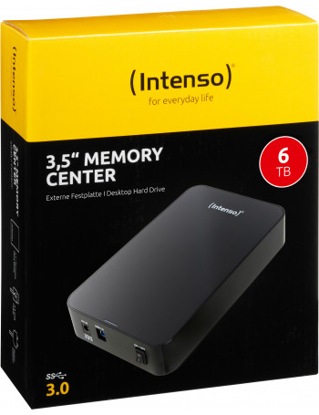 Intenso Memory Center disco externo 6000 GB Preto