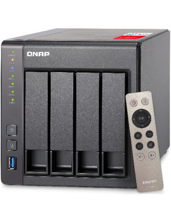 QNAP TS-451+ NAS Tower Ethernet LAN Preto J1900