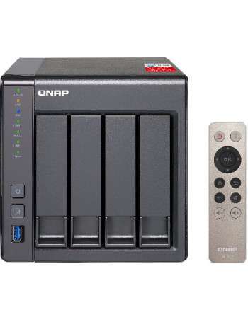 QNAP TS-451+ NAS Tower Ethernet LAN Preto J1900