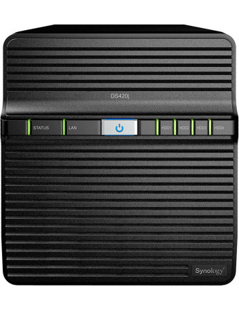 Synology DiskStation DS420J servidor NAS e de armazenamento Compacto Ethernet LAN Preto RTD1296