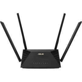 ASUS RT-AX53U router sem fios Gigabit Ethernet Dual-band (2,4 GHz   5 GHz) 3G 4G Preto
