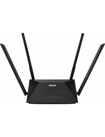 ASUS RT-AX53U router sem fios Gigabit Ethernet Dual-band (2,4 GHz   5 GHz) 3G 4G Preto