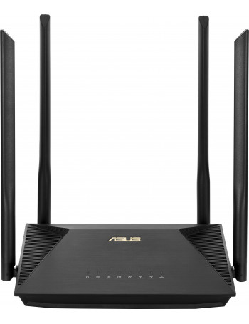 ASUS RT-AX53U router sem fios Gigabit Ethernet Dual-band (2,4 GHz   5 GHz) 3G 4G Preto