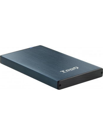 TooQ TQE-2527PB Caixa para Discos Rígidos Caixa de disco rígido Preto, Azul marinho 2.5"