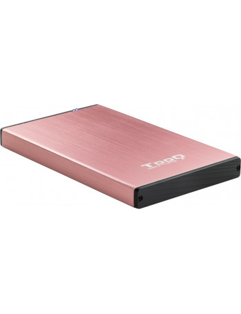 TooQ TQE-2527P Caixa para Discos Rígidos Caixa de disco rígido Preto, Rosa 2.5"