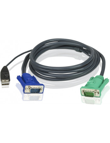 Aten Cabo KVM USB com SPHD 3 em 1 1,8M