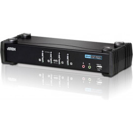 Aten Switch USB DVI Audio KVMP™ de 4 portas