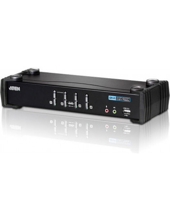 Aten Switch USB DVI Audio KVMP™ de 4 portas