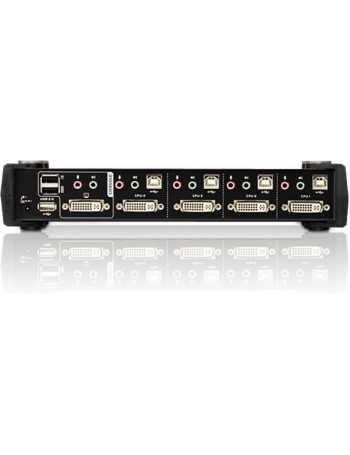 Aten Switch USB DVI Audio KVMP™ de 4 portas