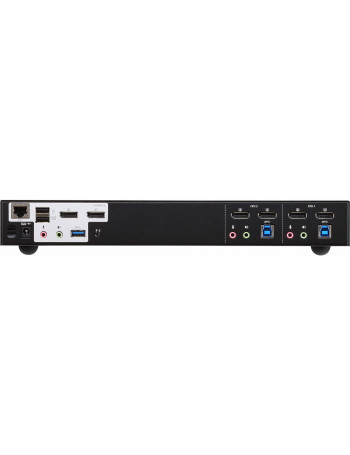 Aten Switch USB 3.0 4K DisplayPort de Ecrã Duplo KVMP™ de 2 portas
