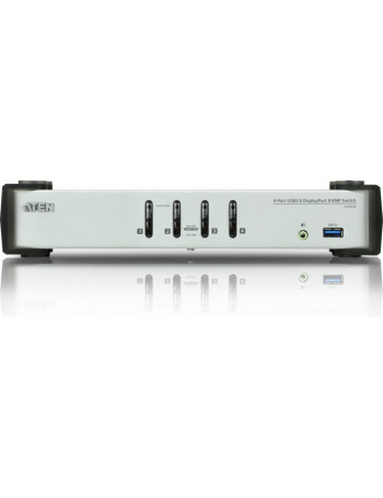 Aten Switch USB 3.0 DisplayPort KVMP™ de 4 Portas (Cabos incluídos)
